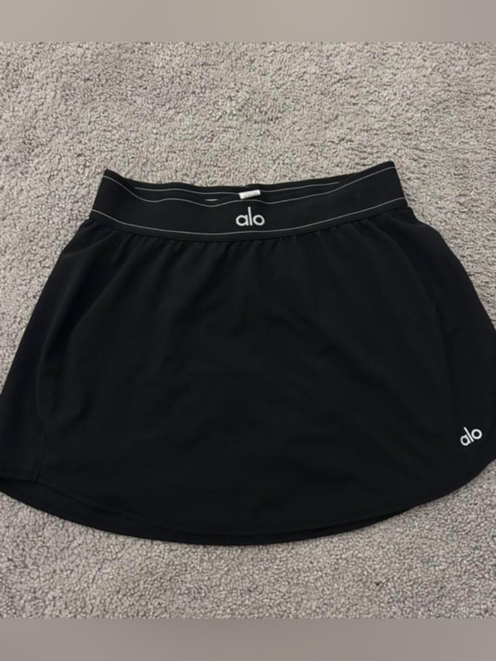 ALO Yoga Black Mini Skort